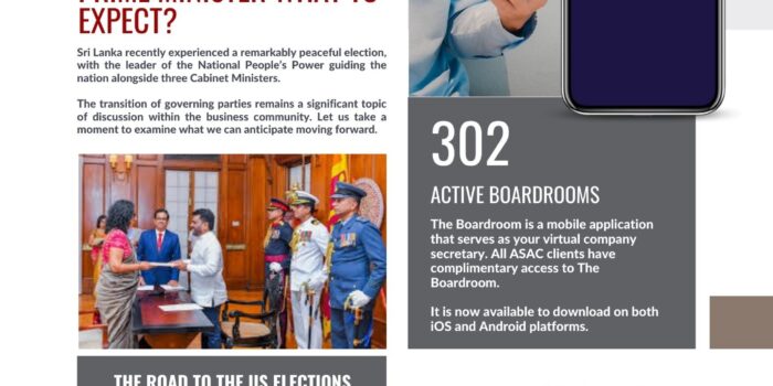 Insights into Business, Leadership, and Global Trends The image showcases key themes like leadership transition, advanced mobile solutions, and global influence, reflected in "THE BOARD MEMBER" newsletter by ASAC for October 2024.