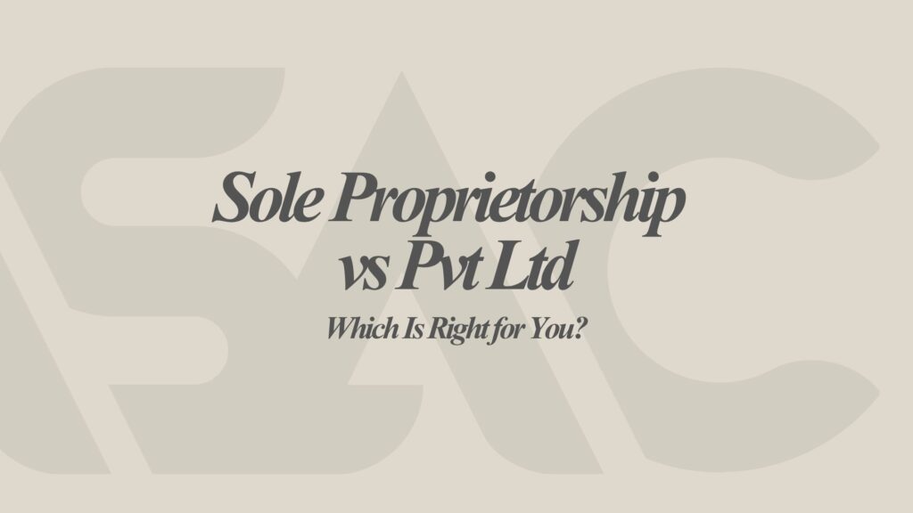Sole proprietorship vs Pvt Ltd Sri Lanka — this is one of the most common questions first-time entrepreneurs ask. Both structures let you run a legal business. However, they are very different in terms of liability, credibility, tax, and growth potential. This guide compares both business structures clearly and simply. By the end, you will know exactly which one suits your situation — and what steps to take next. Sole Proprietorship vs Pvt Ltd Sri Lanka: What Is the Difference? The biggest difference is legal identity. A sole proprietorship is not a separate legal entity from its owner. You and your business are the same person in the eyes of the law. As a result, you carry full personal liability for every debt and obligation your business creates. A Private Limited Company (Pvt Ltd), on the other hand, is a separate legal entity. It exists independently from its owners. Furthermore, shareholders are only liable up to the value of their shares. As a result, your personal assets stay protected if the business runs into trouble. This one difference — personal liability vs limited liability — drives almost every other comparison between sole proprietorship vs Pvt Ltd Sri Lanka. What Is a Sole Proprietorship in Sri Lanka? A sole proprietorship is the simplest business structure available in Sri Lanka. One person owns and runs the business. Furthermore, that person takes full responsibility for everything the business does. How to register. Sole proprietorships register at the local Divisional Secretariat — not through the eROC portal. Registration fees are very low. However, the process requires an in-person visit to the Divisional Secretariat. You cannot register online. Who can register. Only Sri Lankan citizens and permanent residents can register a sole proprietorship. Foreign nationals cannot. Instead, they must register a Private Limited Company through the Department of the Registrar of Companies. Liability. The owner carries unlimited personal liability. If the business cannot pay its debts, creditors can go after your personal savings, property, and other assets. Tax. Sole proprietors pay personal income tax on all business profits. There is no separation between business and personal income for tax purposes. Bank accounts. Most banks in Sri Lanka do not offer full business banking facilities to sole proprietorships. As a result, accessing loans, trade finance, or business credit cards is much harder. Compliance. Ongoing compliance requirements are minimal. There is no Annual Return to file, no board resolutions required, and no Company Secretary needed. What Is a Private Limited Company (Pvt Ltd) in Sri Lanka? A Private Limited Company is a separate legal entity registered under the Companies Act No. 07 of 2007. It is the most popular business structure in Sri Lanka for startups, SMEs, and foreign investors. How to register. Pvt Ltd companies register through the eROC portal operated by the Department of the Registrar of Companies. The entire process is online. Furthermore, ASAC can complete the registration on your behalf remotely. Read our full company registration guide here. Who can register. Both Sri Lankan nationals and foreign investors can register a Pvt Ltd company. Moreover, 100% foreign ownership is permitted in most sectors. Liability. Shareholders carry limited liability only. Your personal assets are protected from business debts. As a result, the company's financial risk stays separate from your personal finances. Tax. Pvt Ltd companies pay Corporate Income Tax on profits. Furthermore, companies have access to certain tax incentives and deductions not available to sole proprietors. Bank accounts. Banks treat Pvt Ltd companies as proper business entities. As a result, they offer full corporate banking facilities — including business loans, trade finance, overdrafts, and corporate credit cards. Compliance. Pvt Ltd companies must meet ongoing compliance requirements. These include filing an Annual Return (Form 15) every year, maintaining statutory registers, holding AGMs, and appointing a licensed Company Secretary. However, ASAC manages all of this for our clients year-round. Sole Proprietorship vs Pvt Ltd Sri Lanka: Key Differences Compared Here is a clear side-by-side comparison of sole proprietorship vs Pvt Ltd Sri Lanka. FeatureSole ProprietorshipPrivate Limited CompanyLegal identityNo — owner and business are the sameYes — separate legal entityPersonal liabilityUnlimitedLimited to share valueWho can registerSri Lankan citizens and PRs onlyAnyone — including foreignersRegistration authorityDivisional SecretariatDepartment of Registrar of Companies via eROCOnline registrationNoYes — fully onlineMinimum directorsN/A1Company Secretary requiredNoYes — legally mandatoryCorporate bank accountLimited accessFull accessForeign ownershipNot permittedPermitted in most sectorsAnnual Return requiredNoYes — within 18 months, then annuallyCredibility with clientsLowerHigherAccess to investmentVery limitedGood — can take on shareholdersCost to registerVery lowModerateOngoing compliance costVery lowModerate Which Is Right for Your Business? The answer depends on your situation. Furthermore, it depends on where you want your business to go in the next few years. Choose a sole proprietorship if: You are testing a business idea with very low risk You operate a small, local, cash-based business You are a Sri Lankan national or permanent resident You want the absolute minimum in compliance and cost You do not plan to take on investors or partners Choose a Pvt Ltd company if: You want to protect your personal assets from business risk You plan to grow, scale, or take on investment You want to open a proper corporate bank account You are a foreign national investing in Sri Lanka You want to build credibility with clients, banks, and partners You plan to apply for government contracts or tenders You intend to hire employees and manage payroll properly For most serious entrepreneurs — local or foreign — a Private Limited Company is the right choice. The cost of registration is modest. Moreover, the protection, credibility, and growth potential it provides far outweigh the additional compliance obligations. How to Register Each Business Type Registering a sole proprietorship: Visit your local Divisional Secretariat in person Submit your application form and supporting documents Pay the registration fee — typically a few hundred rupees Receive your Certificate of Registration of Business Name Display the certificate at your business premises Registering a Pvt Ltd company: Check name availability on the eROC portal Reserve your preferred company name Prepare Form 1, Form 18, Form 19, and Articles of Association Upload all documents through eROC in PDF format Pay government registration fees online Await Registrar approval — typically 5 to 7 business days Download your Certificate of Incorporation ASAC manages every step of Pvt Ltd registration for you. Furthermore, we act as your Company Secretary from day one. Contact us to start your registration here. Sole Proprietorship vs Pvt Ltd Sri Lanka: Cost Comparison Sole proprietorship costs: Registration fee: A few hundred rupees at the Divisional Secretariat Ongoing compliance: Minimal — no Annual Return, no Company Secretary required Total annual cost: Very low Pvt Ltd company costs: Government registration fees: Published on the Department of Registrar of Companies website Professional service fees: Depend on your specific situation — ASAC provides a clear quote after a short consultation Annual company secretarial retainer: Covers Annual Return filing, board resolutions, and ongoing compliance Total annual cost: Higher than a sole proprietorship but manageable — and worth every rupee for the protection and credibility it provides The real cost of a sole proprietorship is not what you pay to register. It is what you risk by having no limited liability protection. Furthermore, it is the business opportunities you miss because you lack corporate credibility. Can You Convert a Sole Proprietorship to a Pvt Ltd Company? Yes. Many business owners start as sole proprietors and convert to a Pvt Ltd company as they grow. However, conversion is not automatic. You need to register a new Private Limited Company through eROC. Furthermore, you must transfer your business activities, contracts, and assets to the new company. The good news is that your existing business name may be available for registration as a company name — provided no other company has already registered it. Check availability on the eROC name search before you start. ASAC manages the conversion process for clients who want to upgrade from sole proprietorship to Pvt Ltd. Book a call with our team below to discuss your options. Common Mistakes When Choosing a Business Structure Choosing a sole proprietorship because it is cheaper. The registration cost is lower. However, the risk is far higher. One lawsuit or unpaid debt can wipe out your personal savings. Furthermore, you will struggle to open a proper corporate bank account or win contracts from larger clients. Registering a Pvt Ltd company without understanding the ongoing obligations. A Pvt Ltd company comes with real compliance requirements. Annual Returns, board resolutions, statutory registers, and tax filing are all mandatory. As a result, many business owners get caught out by late filing penalties. ASAC manages all of this for our clients so they can focus on their business. Waiting too long to upgrade from sole proprietorship to Pvt Ltd. Many entrepreneurs plan to upgrade "later." However, later often means after a problem has already happened. Registering a Pvt Ltd company early protects you from day one. Foreign nationals trying to register a sole proprietorship. Foreign nationals cannot register a sole proprietorship in Sri Lanka. Only Sri Lankan citizens and permanent residents qualify. Furthermore, even permanent residents should consider a Pvt Ltd company for the additional protection and credibility it offers. Frequently Asked Questions What is the main difference between sole proprietorship vs Pvt Ltd Sri Lanka? The main difference is legal identity and liability. A sole proprietorship has no separate legal identity from its owner — you carry unlimited personal liability. A Pvt Ltd company is a separate legal entity — your personal liability is limited to the value of your shares. Can a foreigner register a sole proprietorship in Sri Lanka? No. Sole proprietorships in Sri Lanka are only available to Sri Lankan citizens and permanent residents. Foreign nationals must register a Private Limited Company through the Department of the Registrar of Companies. Is a Pvt Ltd company better than a sole proprietorship in Sri Lanka? For most serious business owners — yes. A Pvt Ltd company offers limited liability, higher credibility, full corporate banking access, and the ability to take on investors. Furthermore, it allows foreign ownership and opens more opportunities than a sole proprietorship. How much does it cost to convert a sole proprietorship to a Pvt Ltd company in Sri Lanka? There is no formal conversion process — you register a new Pvt Ltd company and transfer your business to it. The cost depends on your specific situation. Book a call with ASAC and we will give you a clear breakdown. Do I need a Company Secretary for a sole proprietorship in Sri Lanka? No. A Company Secretary is only mandatory for Private Limited Companies and other incorporated entities under the Companies Act. Sole proprietorships have no such requirement. Can I have employees as a sole proprietor in Sri Lanka? Yes. Sole proprietors can hire employees. However, you must comply with all labour laws, EPF and ETF obligations, and employment contracts regardless of your business structure. Learn more at the Department of Labour Sri Lanka. How ASAC Can Help Ananda Sirisena & Company (ASAC) helps entrepreneurs choose the right business structure from the start. We have over 30 years of experience in company registration Sri Lanka and corporate governance. As a result, we know exactly which structure works best for different situations — and how to set it up correctly from day one. If you decide a Private Limited Company is right for you, ASAC manages the entire registration process. We prepare all documents, act as your Company Secretary, and handle all ongoing compliance obligations. Furthermore, all ASAC clients get access to The Boardroom — our 24/7 company records platform on mobile and desktop. If you want to protect your business, build credibility, and set yourself up for growth — a Pvt Ltd company is the right move. Book a free 15-minute call with our team below. We will assess your situation and give you a clear recommendation. [INSERT HUBSPOT CALENDAR HERE] Related guides: How to Register a Pvt Ltd Company in Sri Lanka Cost of Company Registration Sri Lanka Documents for Company Registration Sri Lanka Company Secretary Sri Lanka: Do You Really Need One?
