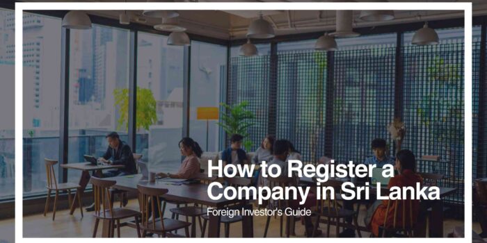 Business Registration Made Easy: A Foreigner’s Guide in Sri Lanka A modern office environment with professionals discussing business plans, showcasing the collaborative efforts involved in company registration for foreign entrepreneurs in Sri Lanka.