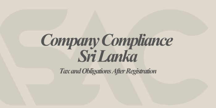 Company compliance obligations and eROC requirements in Sri Lanka (2026) – Registrar of Companies record accuracy